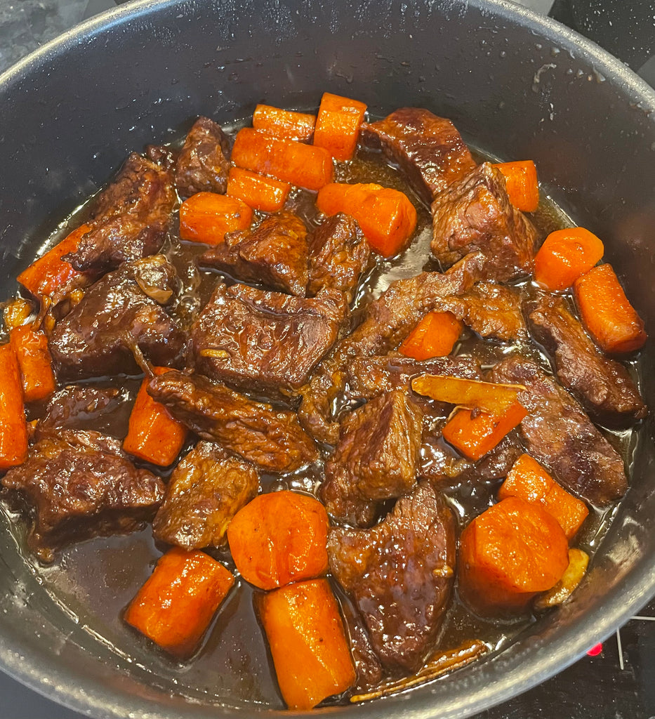 中華風シチューブリスケット、ご飯との相性抜群!