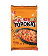 Wang Original Topokki, Mild Hot Rice Cake with Spicy Sauce, Korean Style, 14.3 oz (406g), 2 Servings