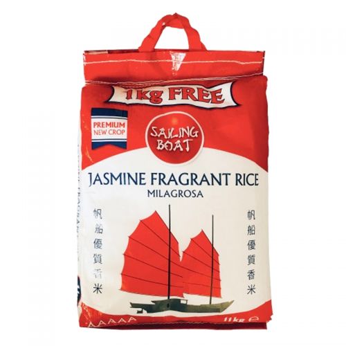 Sailing Boat Jasmine Fragrant Rice, 5kg / 10+1kg<br>帆船優質香米, 五公斤 或十加一公斤可供選擇